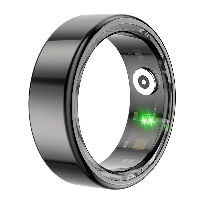 Smart Ring Fitness Tracker - Stainless Steel Workout Smart Ring